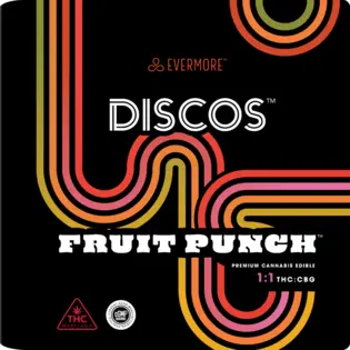(0.1g) Discos Fruit Punch 1:1 THC:CBG  - 10 Pack