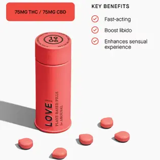 (0.075g) Edible | 1906 | Love | 75mg 30pk