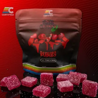 (0.11g) 1:1 Low-Dose Black Cherry Rubies | 20pk