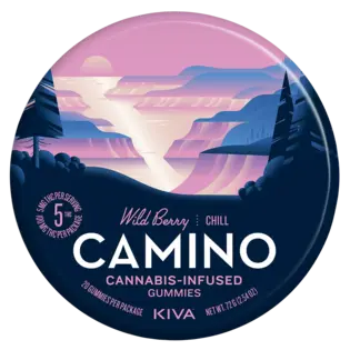 (0.1g) Kiva - Camino Gummies - Wild Berry (H) (100mg)