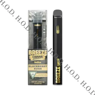 (1.0g) Breeze Canna Blackberry Kush Live Resin Disposable 1g