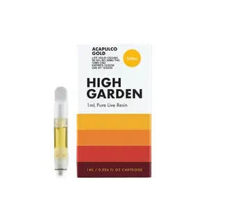 (1.0g) High Garden Acapulco Gold | Live Resin Cart | 1ml