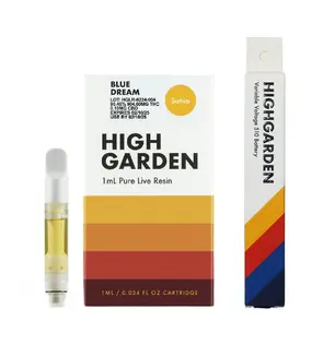 (1.0g) High Garden Blue Dream | Live Resin Cart | 1ml