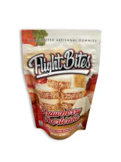 (0.1g) Flight Bites - Strawberry Shortcake Rosin Gummies 100mg