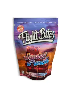 (0.1g) Flight Bites - Sunset Punch Rosin Gummies 100mg