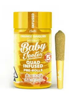 (2.5g) Orange Daiquiri | 0.5g x 5pk | Liquid Diamond Infused | Baby Jeeter