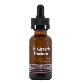 (0.1g) Chronic Health Glycerin Tincture 1:1 (100 MG THC/100 MG CBD)