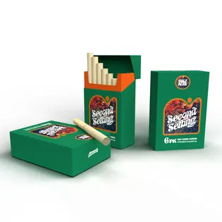 (3.0g) Bluenana (Chinook Hops) | 0.5g | 6pk Hop Finished Pre-Rolls | Second Setting