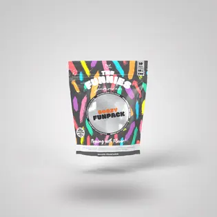 (0.1g) Boozy Funpack (Blueberry) | 10mg | 10pk Live Rosin Gummies | The Funnies Gummies