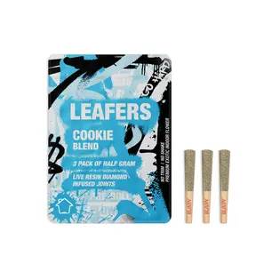 (1.5g) Leafers | Prerolls | Cookie Blend | 3pk