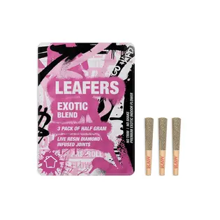 (1.5g) Leafers | Prerolls | Exotic Blend | 3pk