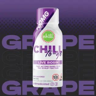 (0.1g) Chill Medicated - 100MG Rosin Syrup - Grape