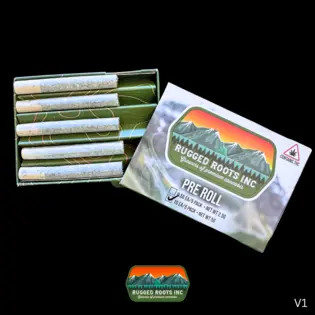 (5.0g) Rugged Roots | Gas Guzzler 1g Pre Roll 5 Pack 5g