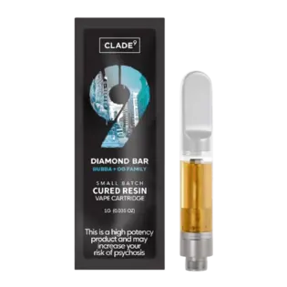 (1.0g) Clade 9 | Cured Resin Diamond Bar