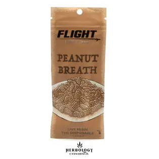 (1.0g) Flight | Live Resin Disposable Cart | Peanut Butter Breath | 1g