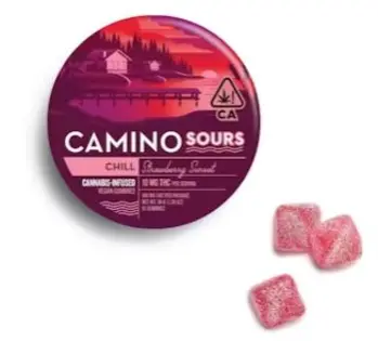 (0.1g) Camino: Sours Strawberry Sunset | 100mg THC | 10pk