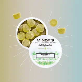 (0.1g) Mindy's  | Cool Keylime Kiwi Gummies | 100mg (20ct)