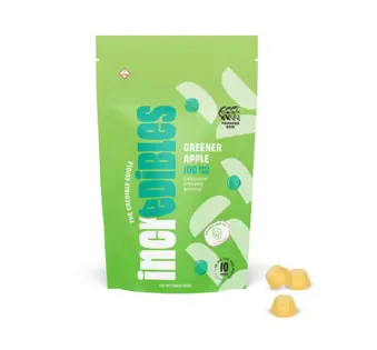 (0.1g) Greener Apple  | Gummies | 10 pack | 100mg THC