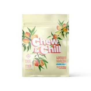 (0.1g) Chew & Chill | Gummies | Jasmine Peach (Hybrid)