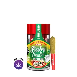 (2.5g) Apples and Bananas Baby Jeeter Infused Pre-Roll 5-pack | 2.5g