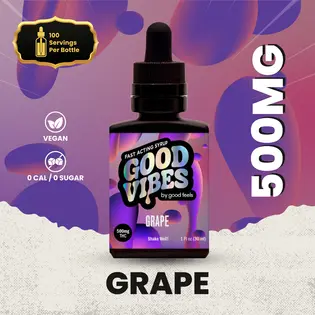 (0.5g) Grape Fast-Acting Syrup | 500mg
