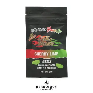 (1.9735g) Cali-Blaze | Liquid Diamond Infused Gummy | Cherry Lime | 200mg