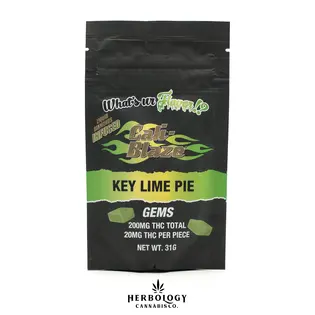 (1.9735g) Cali-Blaze | Liquid Diamond Infused Gummy | Key Lime | 200mg