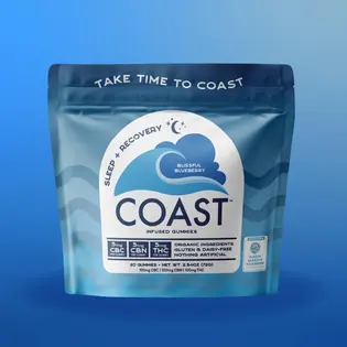 (1.0g) Blissful Blueberry 1:1:1 CBC:CBN:THC Gummies 5mg x 20-Pack