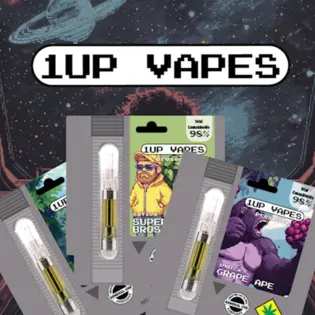 (1.0g) 1UP Vape Cart 1g - Platinum Cookies