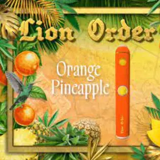 (0.6g) Lion Order-Orange Pineapple 0.6g Disposable Vape