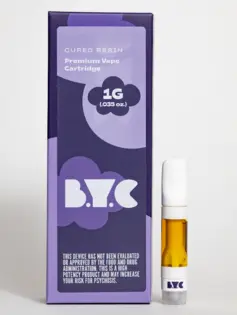 (1.0g) BYC - Cream Piez Cured Resin Vape 1g