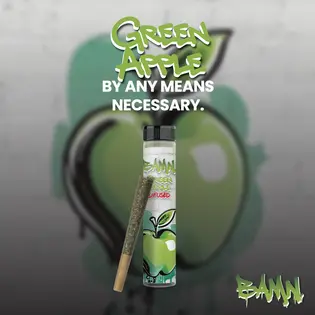 (1.25g) BAMN - Green Apple - Infused Pre-Roll