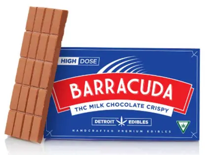 (3.625g) Barracuda Bar - Chocolate Bar - 200mg - Crispy Milk Chocolate
