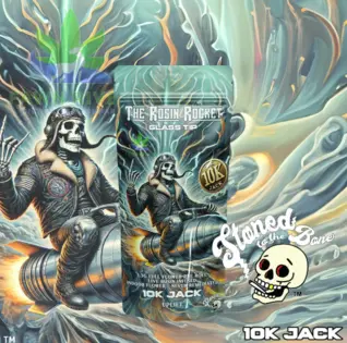 (1.3g) 10K Jack | 1.3g Rosin Rocket | Stoned To The Bone