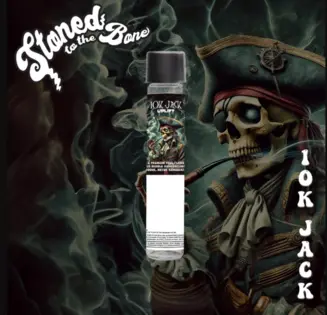 (1.0g) 10K Jack | Bubble Hash & Diamond Infused | Stoned To The Bone