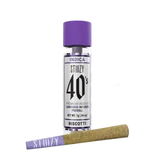 (0.9g) 40's - Biscotti - Infused Pre Roll