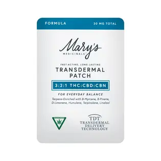 (0.015g) 15mg THC : 10mg CBD : 5mg CBN | Transdermal Patch