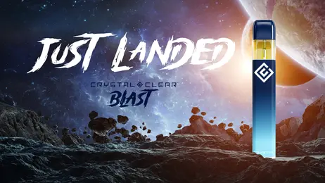 (1.0g) 4Front Crystal Clear Blast White Widow Distillate Disposable Vape Pen 1000mg