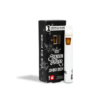 (1.0g) Benson Arbor | Zombee Rosin Disposable | Orange Fire