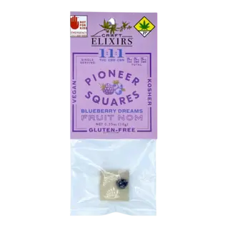 (10.0g) 1:1:1 Gummies Blueberry Dreams [Single](5mg THC/5mg CBD/5mg CBN)