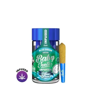 (2.5g) Blue Dream | Infused Baby Jeeter Pre-Roll | 5 Pack