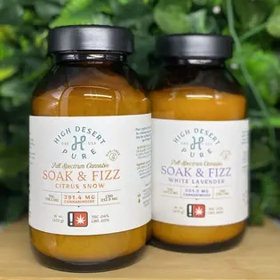 (0.2g) Citrus Snow - 1:1 Soak & Fizz 200mg CBD & 200mg THC - High Desert Pure