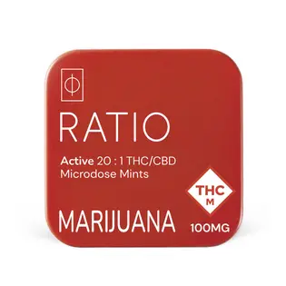 (1.0g) Active - 20:1 THC:CBD - Microdose Mints - 100mg