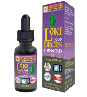 (each) Sun God Loki Drops 1:1 Sleep CBN:CBD