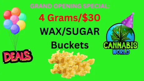 4g/$30 WAX Buckets High THC%