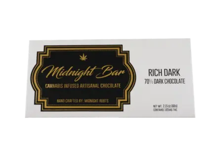 (5.6g) Rich Dark Chocolate Bar | 200mg x 1pk | Midnight Bar