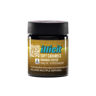 (0.1g) Bananas Foster Soft Caramels 100mg