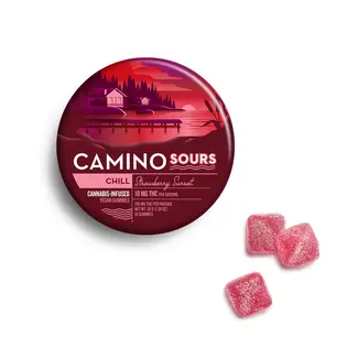 (0.1g) Camino Sours Strawberry Sunset Gummies - 10 Pack