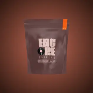 (0.1g) Dark Chocolate Sea Salt 1:1 CBD:THC Chocolates [10pk] 100mg