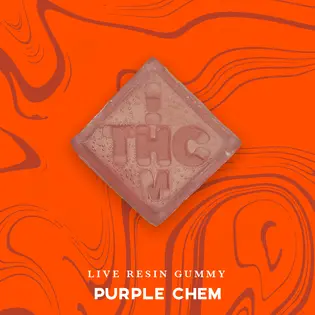 (0.1g) Vivid: Live Resin Gummies | Purple Chem | 100mg | 10pk